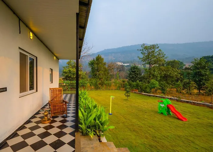 Saffronstays Turquoise Maison - 3Br Pool Villa With Jacuzzi, Bonfire & Fruit Garden Near Lake Kalote, Karjat