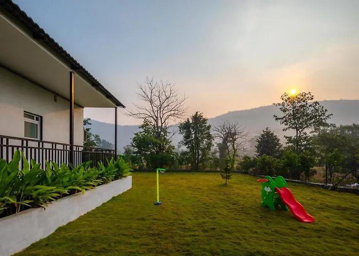 Saffronstays Turquoise Maison - 3Br Pool Villa With Jacuzzi, Bonfire & Fruit Garden Near Lake Kalote, Karjat